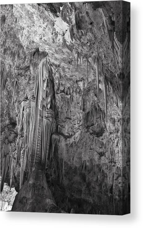 American Landmarks Canvas Print featuring the photograph Stalactites in the Hall of Giants by Melany Sarafis