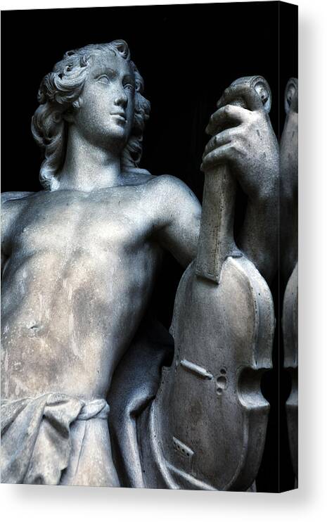 Angel Canvas Print featuring the photograph Statue #1 by Joana Kruse