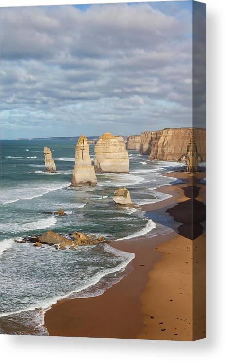 12 Apostles Canvas Print featuring the photograph The 12 Apostles, Great Ocean Road by Martin Zwick