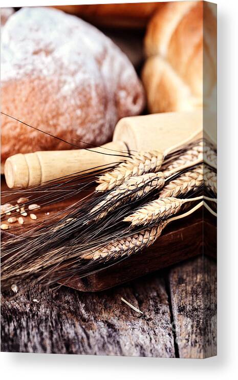 Wheat Canvas Print featuring the photograph Wheat #1 by Stephanie Frey
