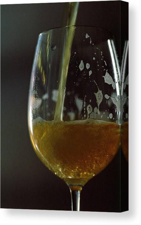 Beverage Canvas Print featuring the photograph A Glass Of Beer #2 by Romulo Yanes