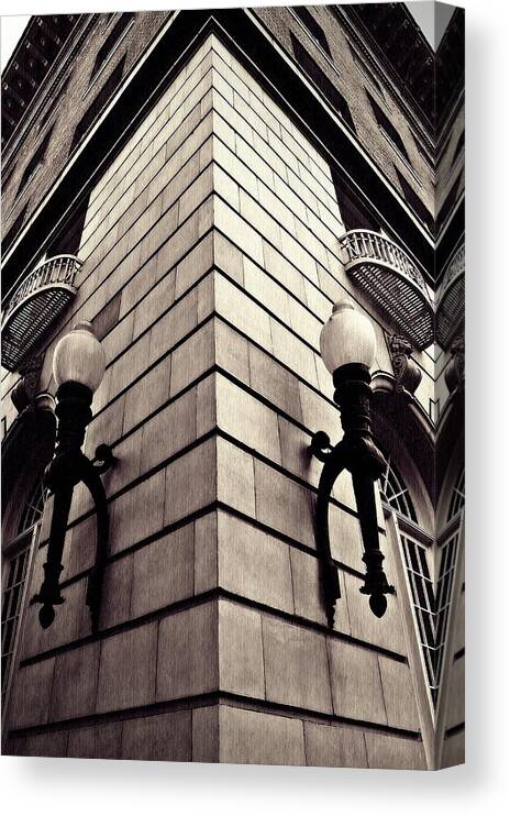 Architecture Canvas Print featuring the photograph Double Vision #2 by Steven Milner
