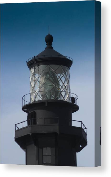 Hillsboro Lighthouse Canvas Print featuring the photograph Hillsboro Lighthouse #1 by George Kenhan