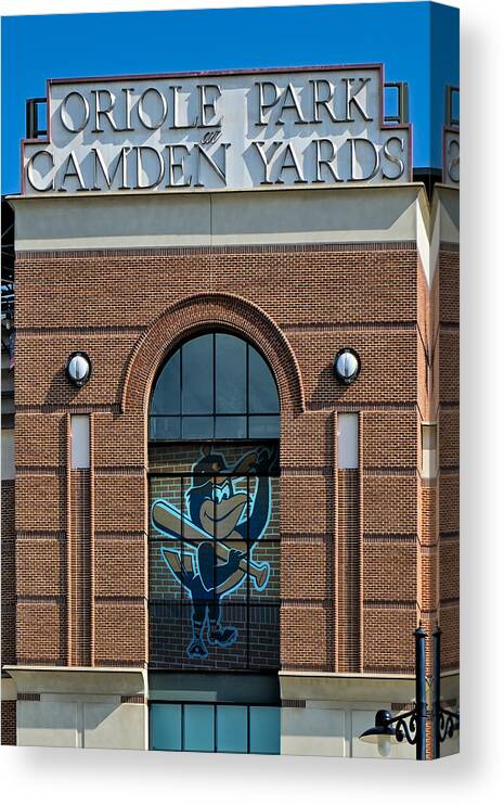 Baltimore Canvas Print featuring the photograph Oriole Park At Camden Yards #2 by Susan Candelario