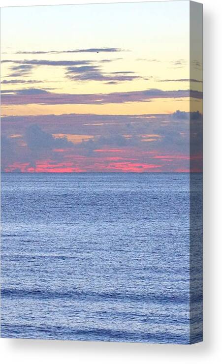 Sunrise Canvas Print featuring the photograph Sunrise in Florida Riviera by Rafael Salazar
