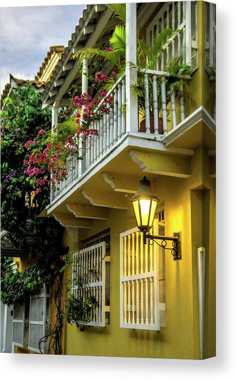 Architecture Canvas Print featuring the photograph Wonderful Spanish Colonial Architecture #2 by Jerry Ginsberg