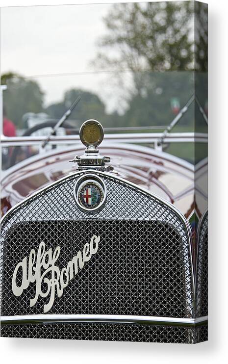 Antique Canvas Print featuring the photograph 1931 Alfa Romeo #3 by Jack R Perry