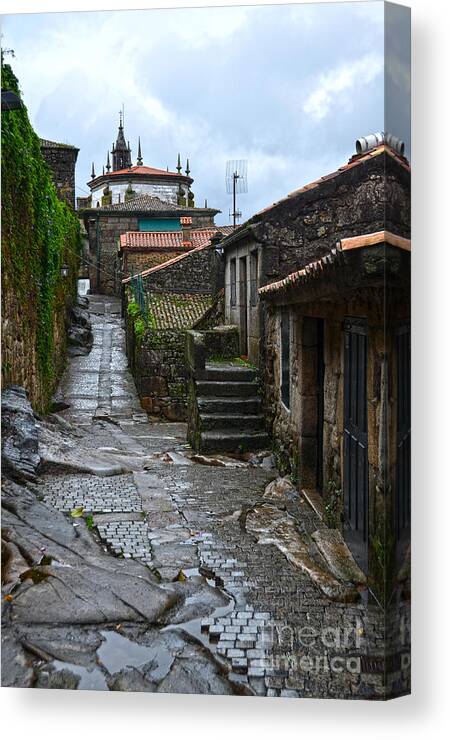 Ancient Canvas Print featuring the photograph Ancient street in Tui #2 by RicardMN Photography