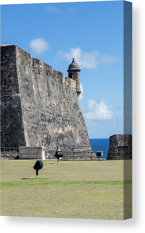 Puerto Canvas Print featuring the photograph Castillo de San Cristobal. #3 by Fernando Barozza
