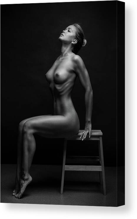 Bw Canvas Print featuring the photograph Bodyscape by Anton Belovodchenko