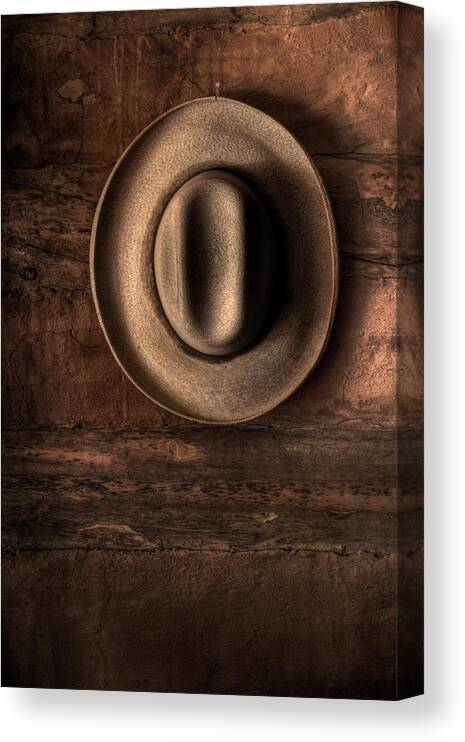 A Hat For Maynard Canvas Print featuring the photograph A Hat for Maynard by William Fields