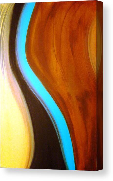 Abstract Canvas Print featuring the painting A Turning Point by Stephen P ODonnell Sr