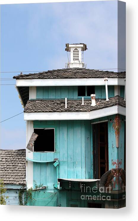 Abandoned Canvas Print featuring the photograph Abandoned House by Henrik Lehnerer