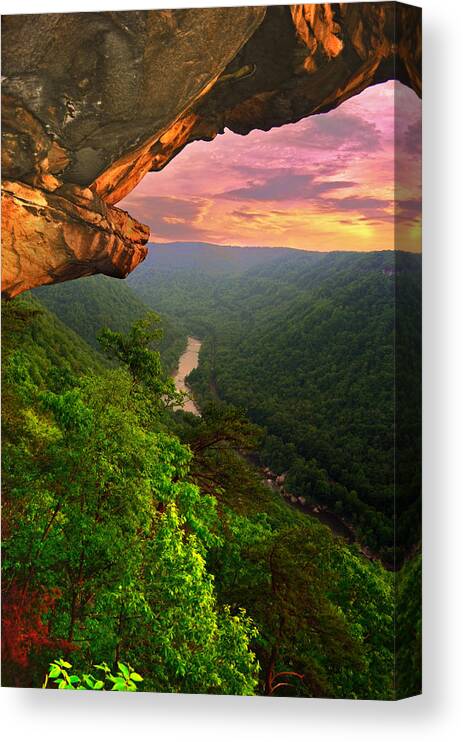 Appalachian Canvas Print featuring the photograph Above and Beyond by Lisa Lambert-Shank