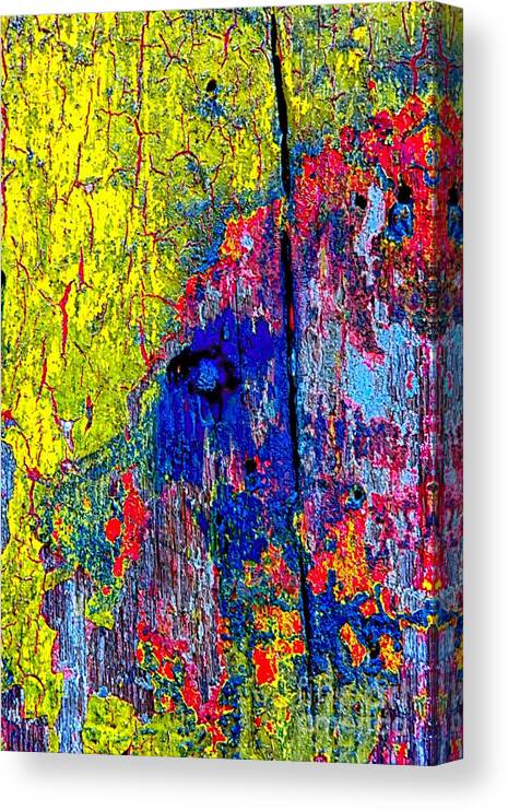 Abstract Canvas Print featuring the photograph Abstract 201 by Nicola Fiscarelli