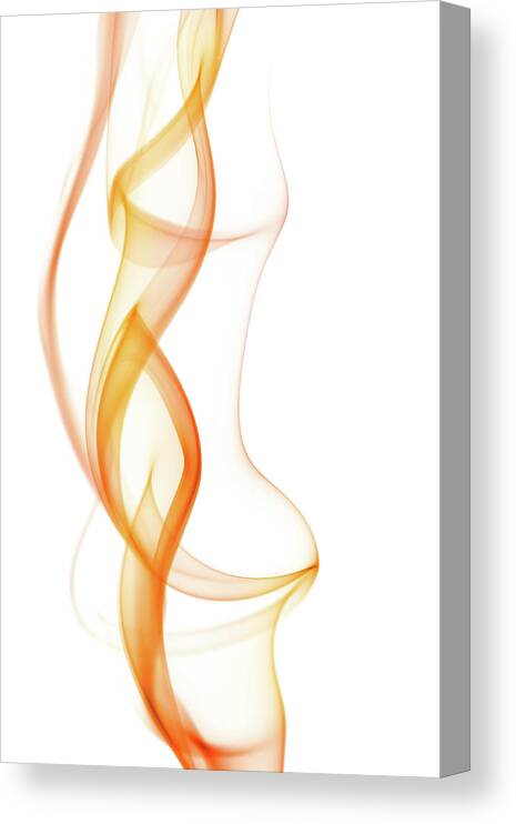 Curve Canvas Print featuring the photograph Abstract Smoke by Yai112