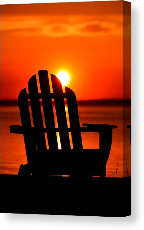  Canvas Print featuring the photograph Adirondack Days End by Billy Beck