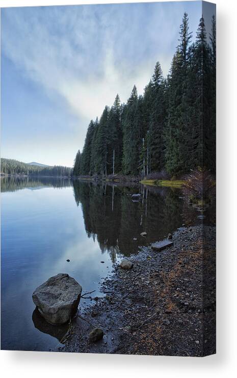 Lake Canvas Print featuring the photograph Afternoon at Clear Lake by Belinda Greb