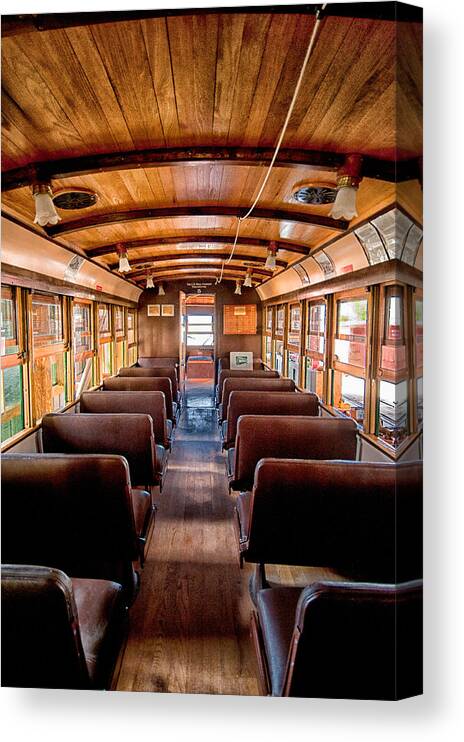 Train Canvas Print featuring the photograph All Aboard by Cat Connor