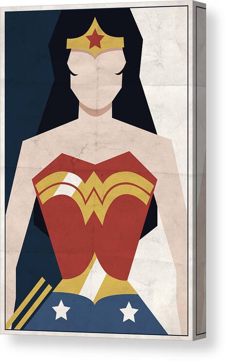 Comics Canvas Print featuring the digital art Amazon Princess by Michael Myers