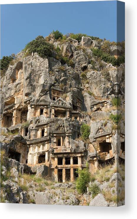 Rome Canvas Print featuring the photograph Ancient City Of Myra by David Parker