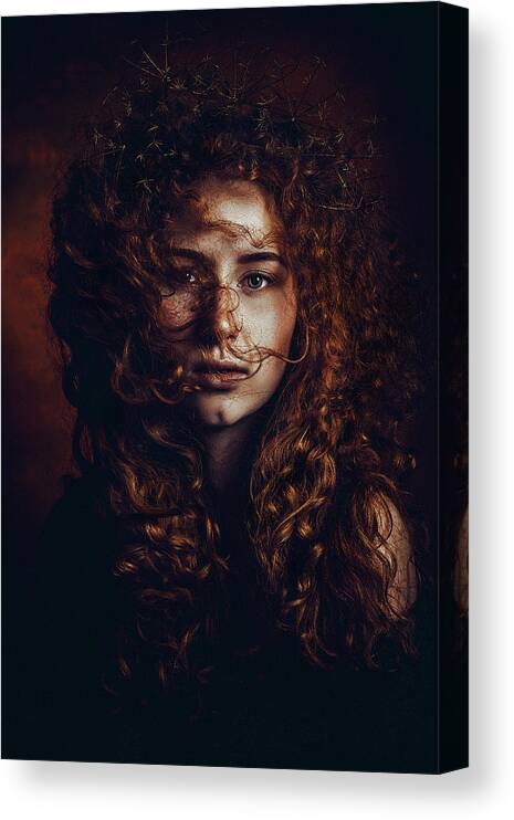 Red Hair Canvas Print featuring the photograph And God Said, Let There Be Redheads by Ruslan Bolgov (axe)