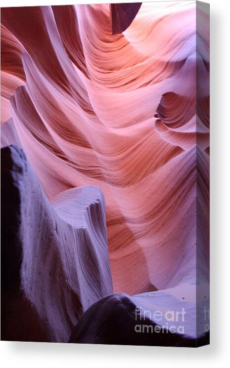 Canyon Canvas Print featuring the photograph Antelope Canyon Waves by Christiane Schulze Art And Photography