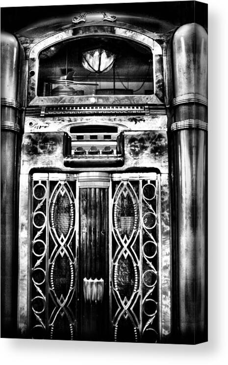 Juke Box Canvas Print featuring the photograph Antique Ipod by Sally Bauer