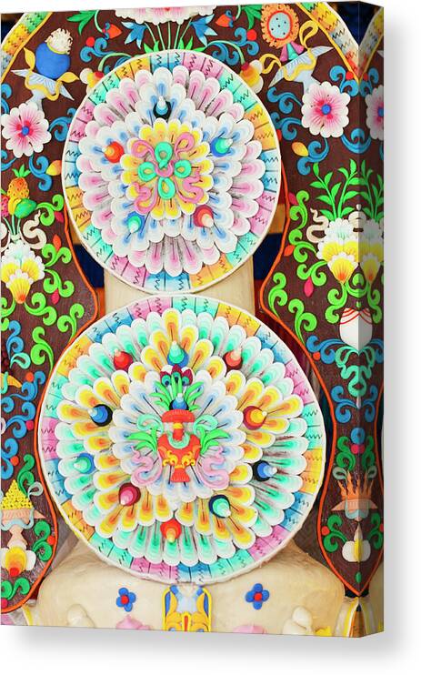 Altar Canvas Print featuring the photograph Asia, Bhutan, Bumthang by Jaynes Gallery