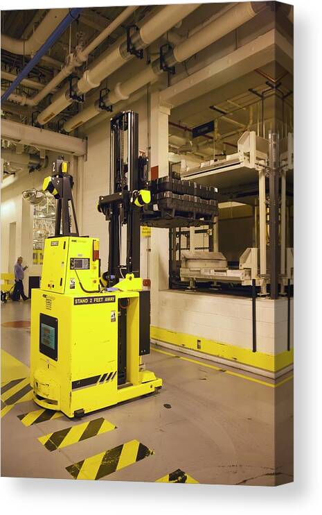 Automated Forklift At A Car Factory Canvas Print Canvas Art By Jim West
