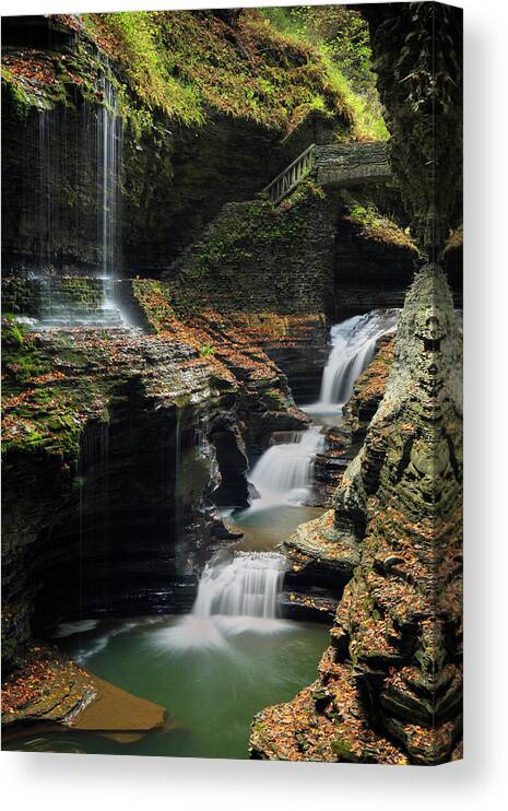 Tranquility Canvas Print featuring the photograph Autumn Allure by Mlorenzphotography