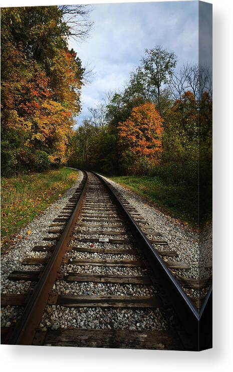 Seasons Canvas Print featuring the photograph Autumn View by Dale Kincaid