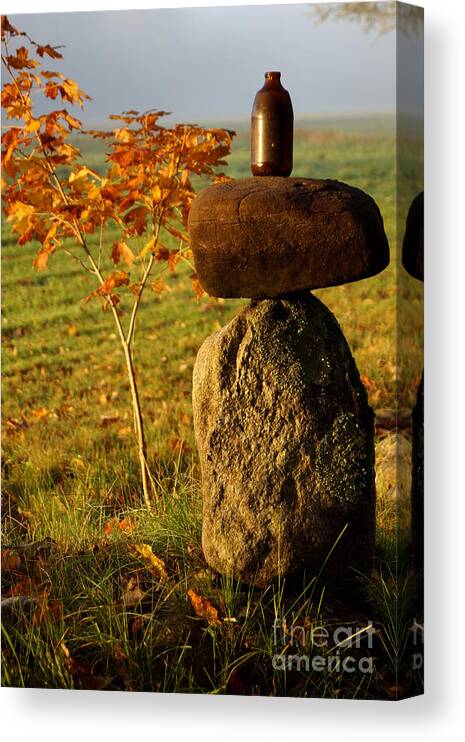 Newhampshire Canvas Print featuring the photograph Balance by Kerri Mortenson