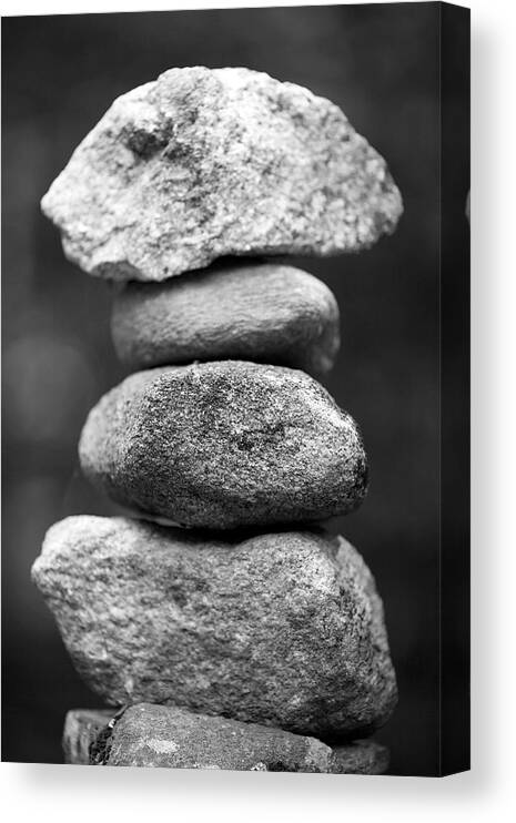 Outdoors Canvas Print featuring the photograph Balanced Rocks, Close-up by Snap Decision