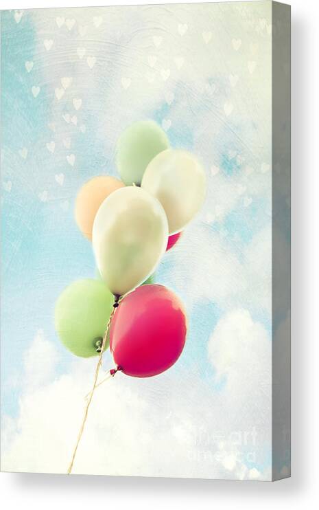 Balloon Canvas Print featuring the photograph Balloons by Sylvia Cook