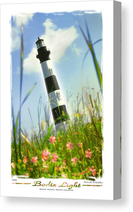 Lighthouse Canvas Print featuring the photograph Bodie Light II by Mike McGlothlen