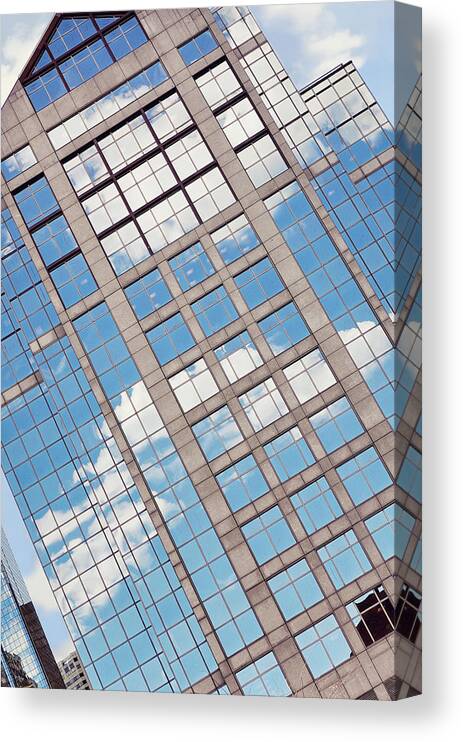 Boston Canvas Print featuring the photograph Boston Building Abstract by Marianne Campolongo
