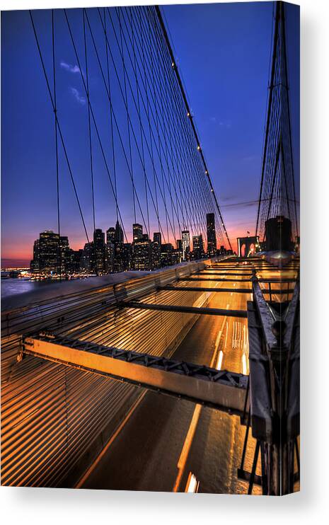 Brooklyn Canvas Print featuring the photograph Bound For Greatness by Evelina Kremsdorf