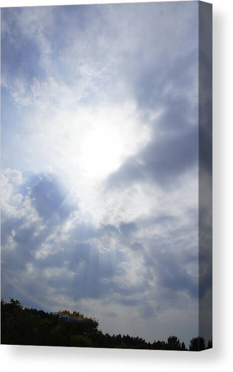 Sunlight Canvas Print featuring the photograph Breakthrough by Laurie Perry
