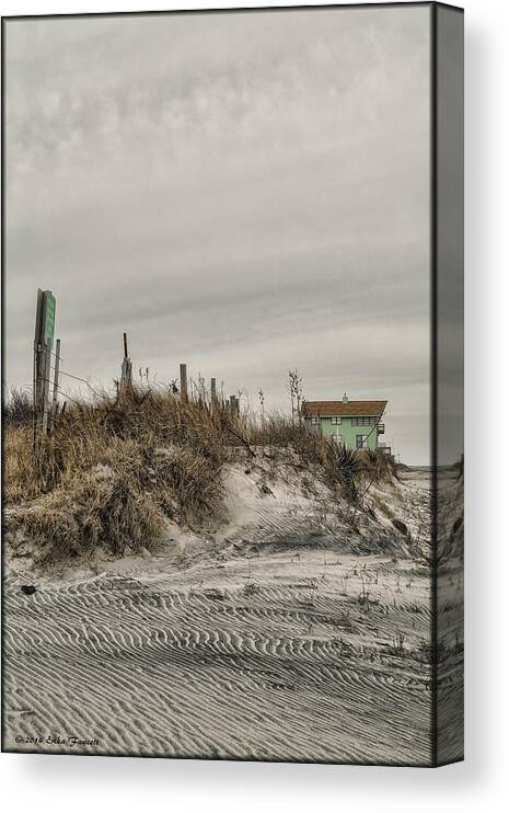 Beach Canvas Print featuring the photograph BroadKill Beach by Erika Fawcett
