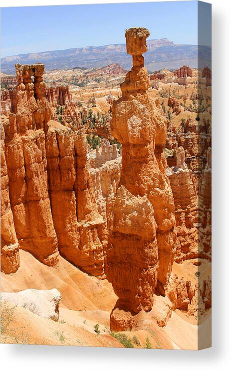 Desert Canvas Print featuring the photograph Bryce Canyon 2 by Mike McGlothlen