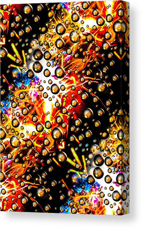  Canvas Print featuring the photograph Bubble art by Gerald Kloss