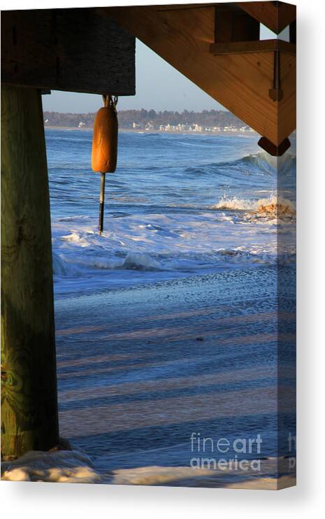 Maine Canvas Print featuring the photograph Buoy 1 by Mike Mooney