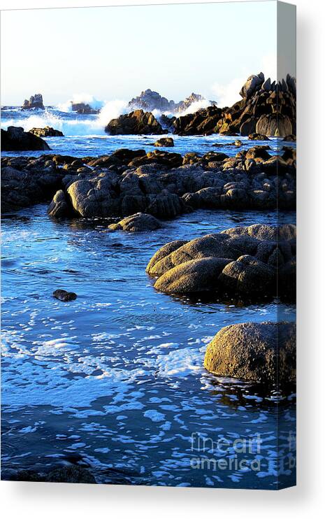 California Coast Canvas Print featuring the photograph California Coast 4 by Theresa Ramos-DuVon