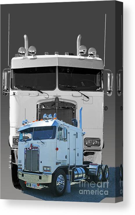 Trucks Canvas Print featuring the photograph Catr3137b-13 by Randy Harris