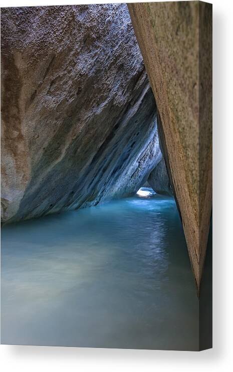 3scape Photos Canvas Print featuring the photograph Cave at The Baths by Adam Romanowicz