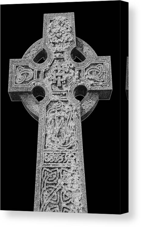 England Canvas Print featuring the photograph Celtic Cross by Chevy Fleet