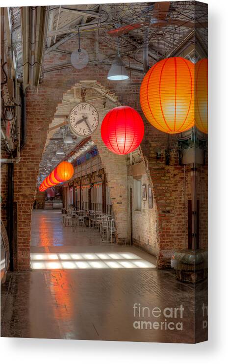 Clarence Holmes Canvas Print featuring the photograph Chelsea Market I by Clarence Holmes