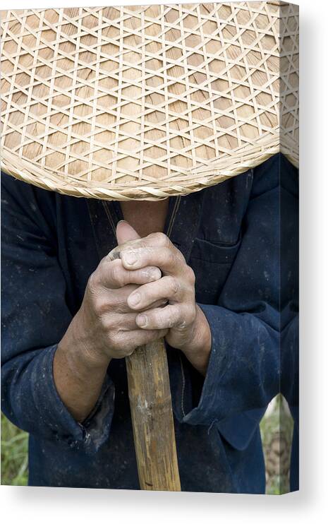 Day Canvas Print featuring the photograph China. Guangxi Province. Guilin by Tips Images