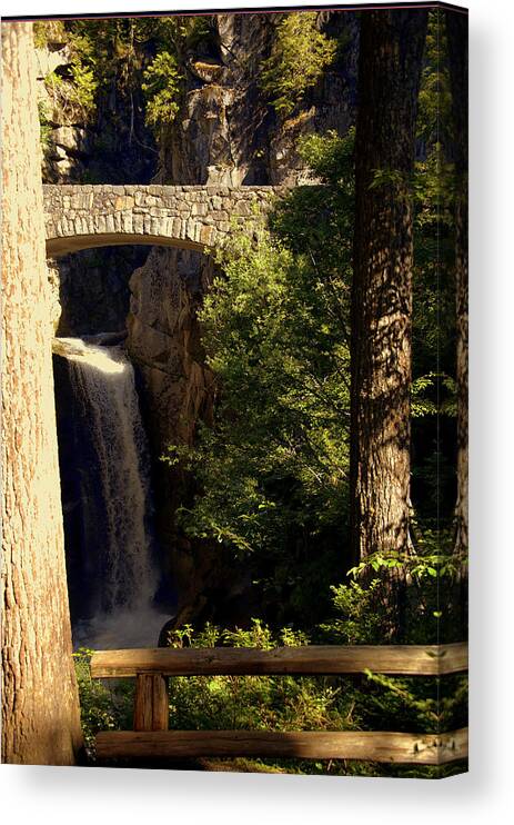 Christine Falls Canvas Print featuring the photograph Christine Falls by Jerry Cahill
